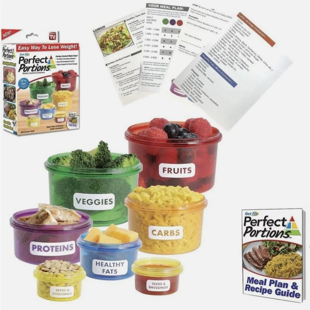 Get Fit: Meal Prep Containers: 14 Piece Set